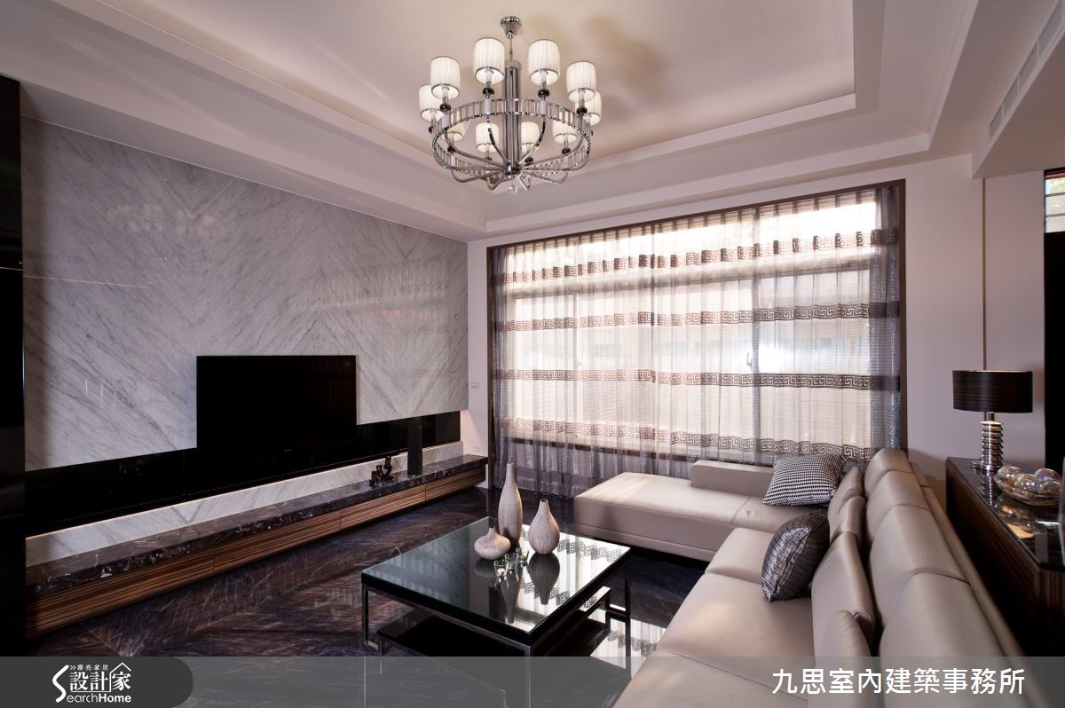 105坪新成屋(5年以下)＿混搭風客廳案例圖片＿九思室內建築事務所＿九思_01之4