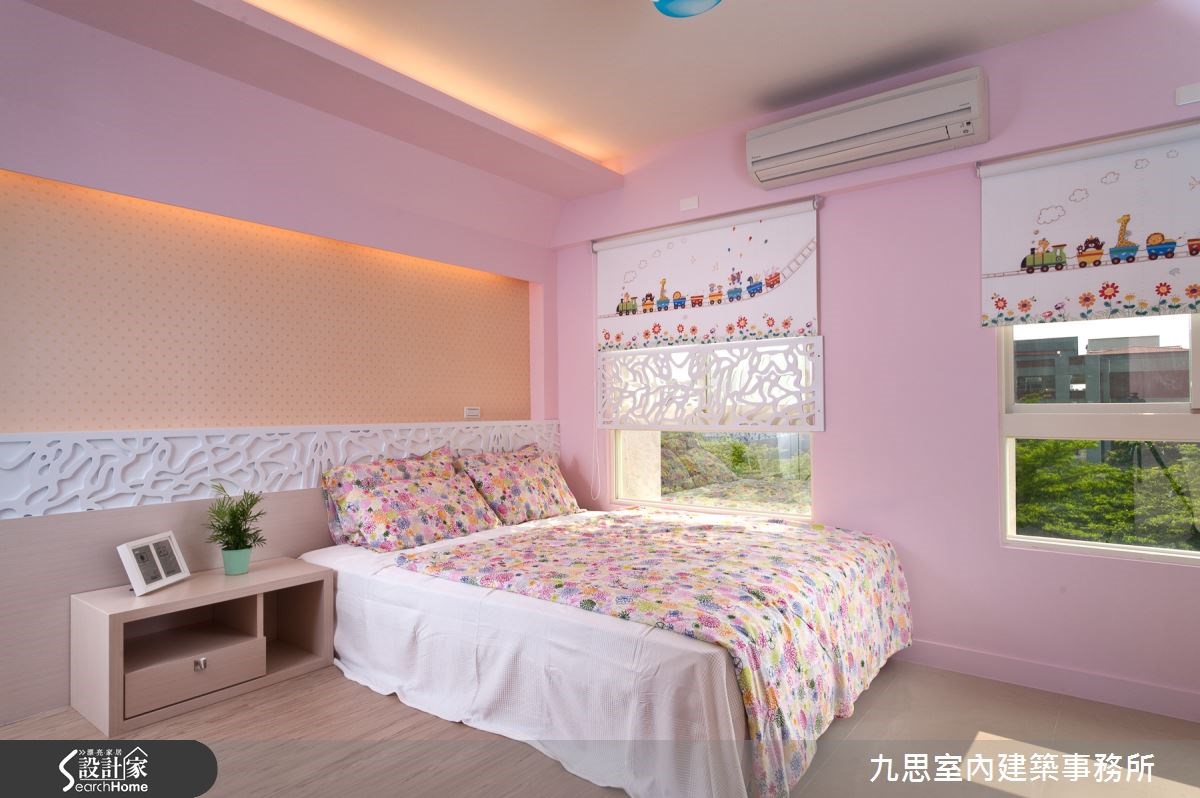 105坪新成屋(5年以下)＿混搭風臥室兒童房兒童房案例圖片＿九思室內建築事務所＿九思_01之17