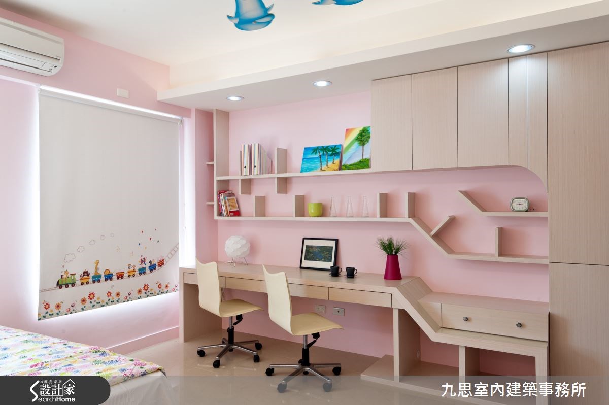 105坪新成屋(5年以下)＿混搭風臥室兒童房兒童房案例圖片＿九思室內建築事務所＿九思_01之18