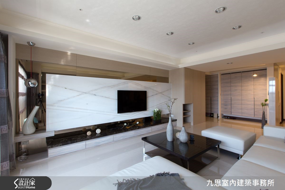 42坪新成屋(5年以下)＿混搭風客廳案例圖片＿九思室內建築事務所＿九思_02之5
