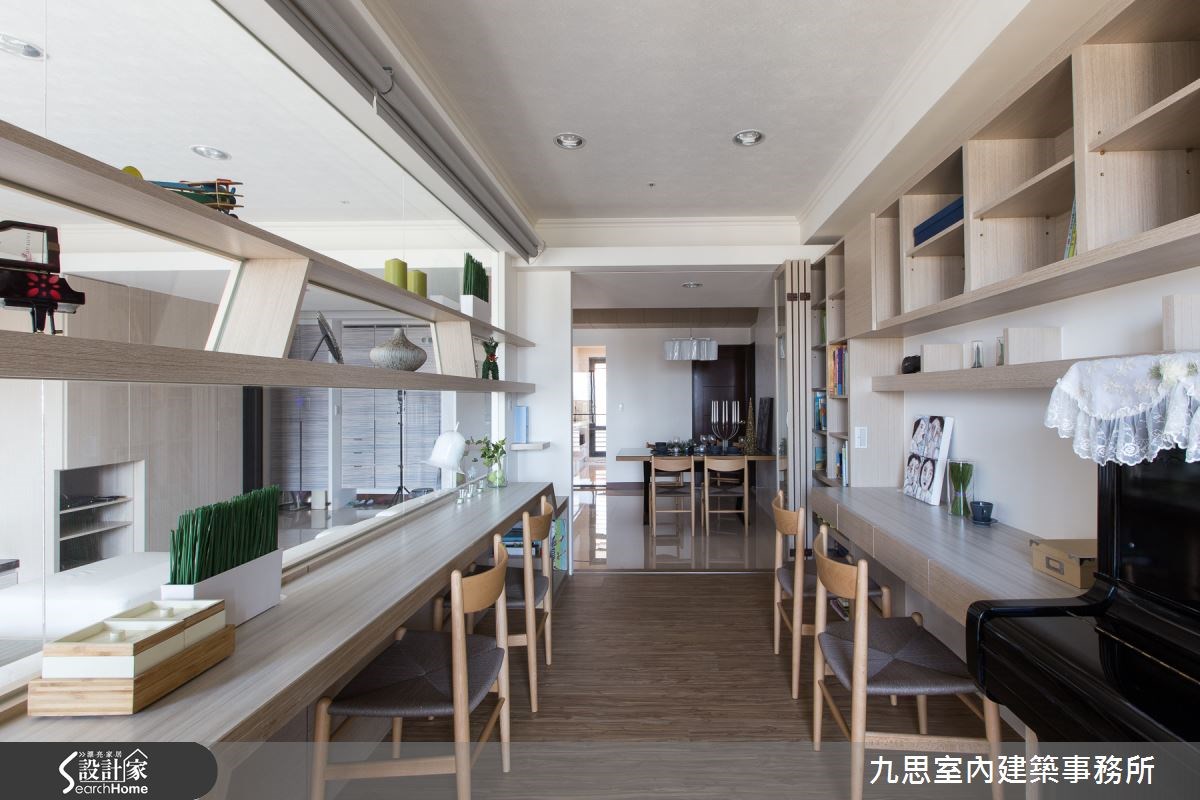 42坪新成屋(5年以下)＿混搭風書房案例圖片＿九思室內建築事務所＿九思_02之10
