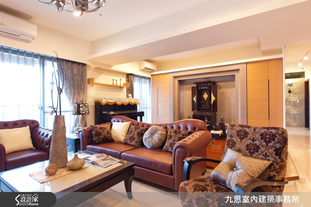 60坪新成屋(5年以下)＿休閒風客廳案例圖片＿九思室內建築事務所＿九思_04之2