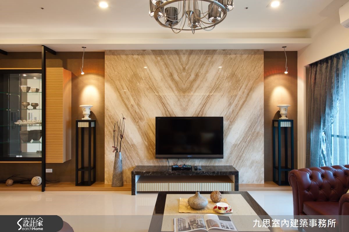 60坪新成屋(5年以下)＿休閒風客廳案例圖片＿九思室內建築事務所＿九思_04之5