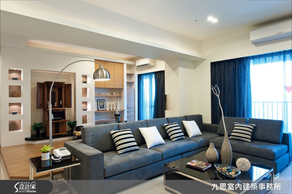 60坪新成屋(5年以下)＿簡約風客廳案例圖片＿九思室內建築事務所＿九思_05之1