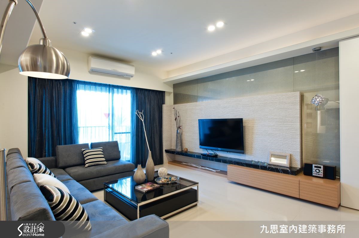 60坪新成屋(5年以下)＿簡約風客廳案例圖片＿九思室內建築事務所＿九思_05之2