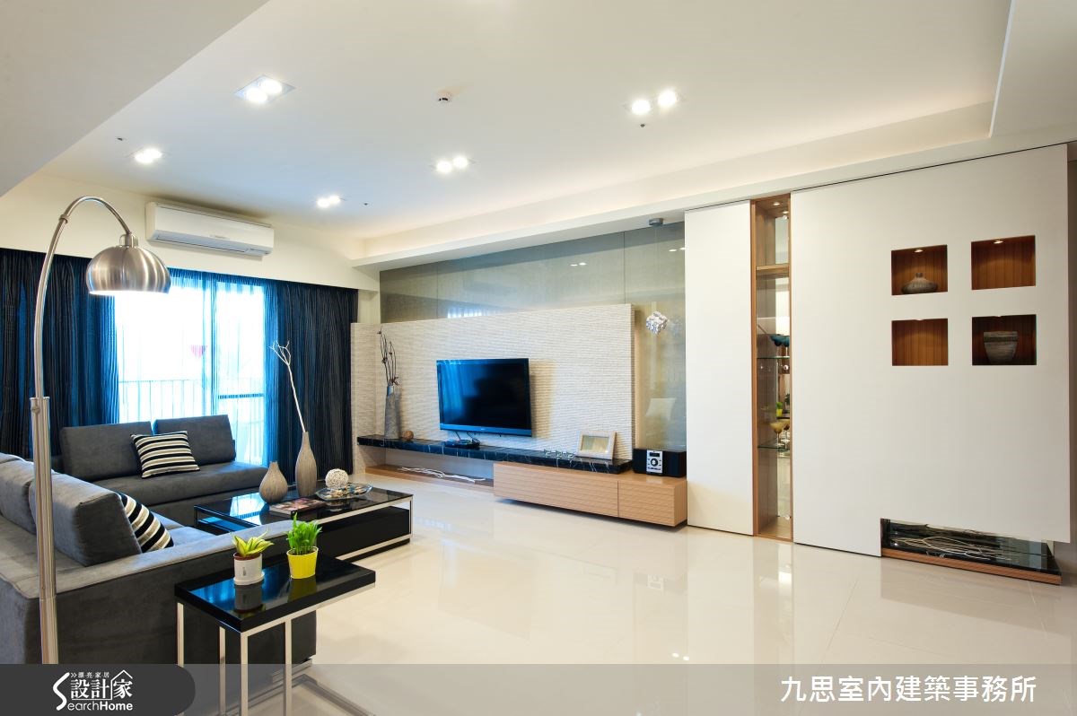 60坪新成屋(5年以下)＿簡約風客廳案例圖片＿九思室內建築事務所＿九思_05之3