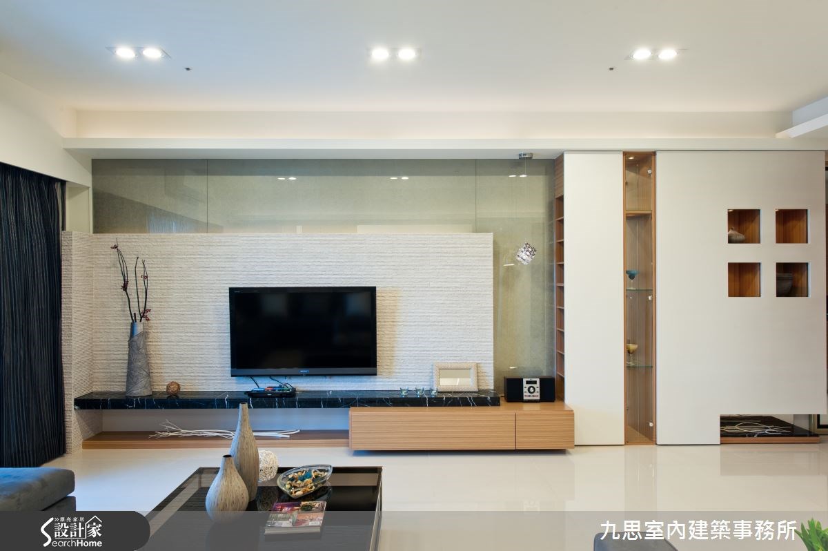 60坪新成屋(5年以下)＿簡約風客廳案例圖片＿九思室內建築事務所＿九思_05之4