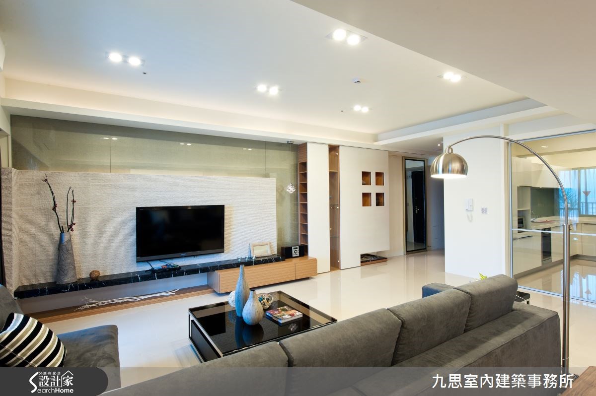 60坪新成屋(5年以下)＿簡約風客廳案例圖片＿九思室內建築事務所＿九思_05之5
