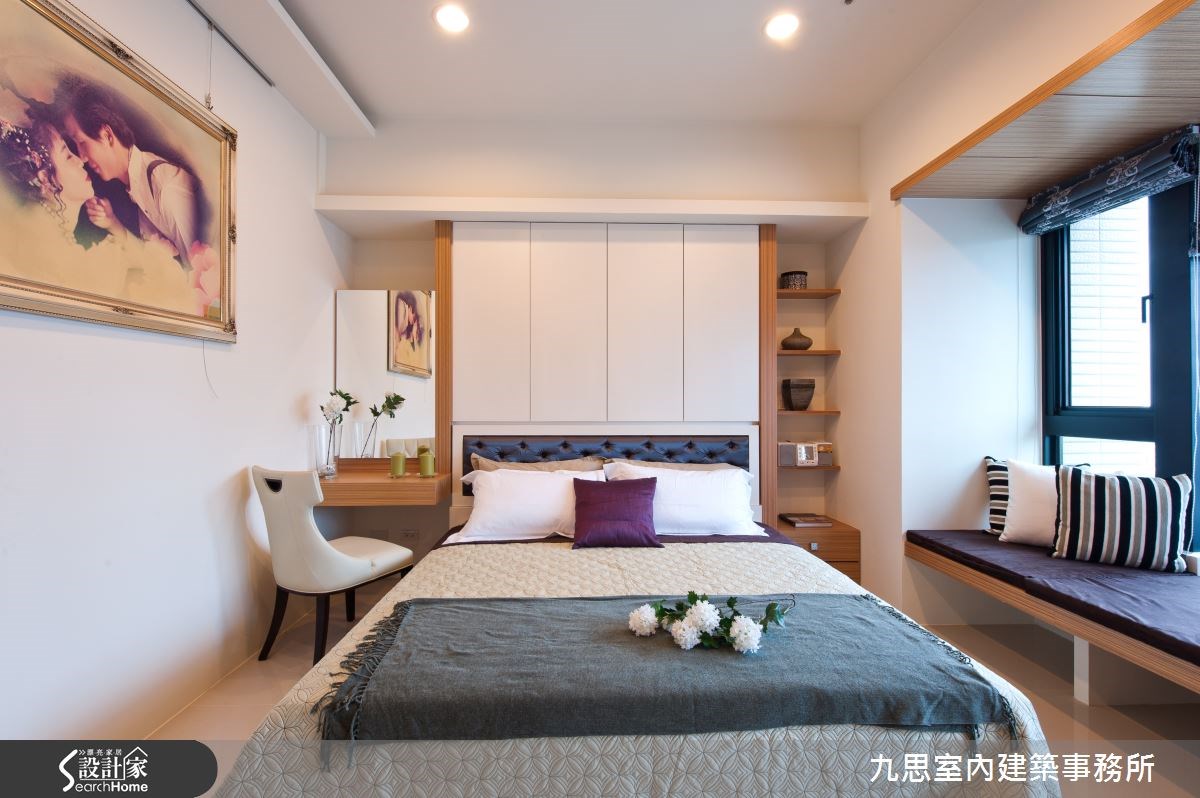 60坪新成屋(5年以下)＿簡約風臥室臥榻案例圖片＿九思室內建築事務所＿九思_05之10