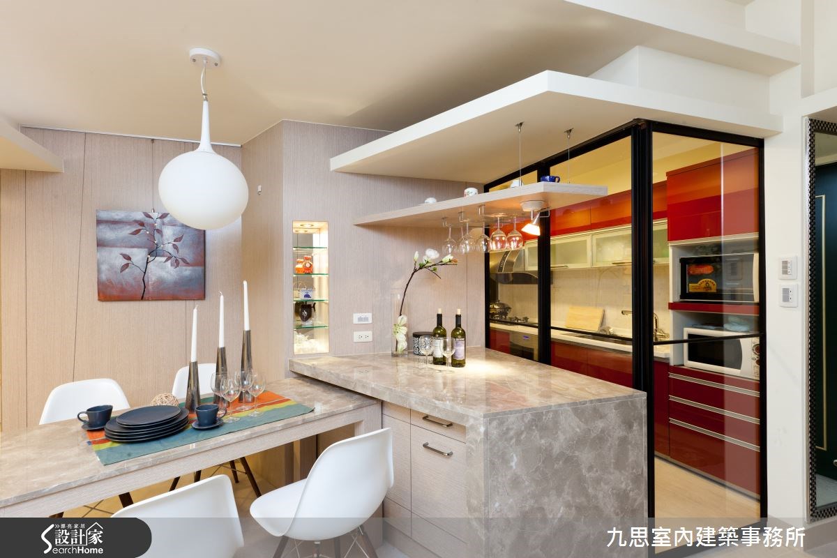 35坪老屋(16~30年)＿現代風餐廳吧檯案例圖片＿九思室內建築事務所＿九思_06之4