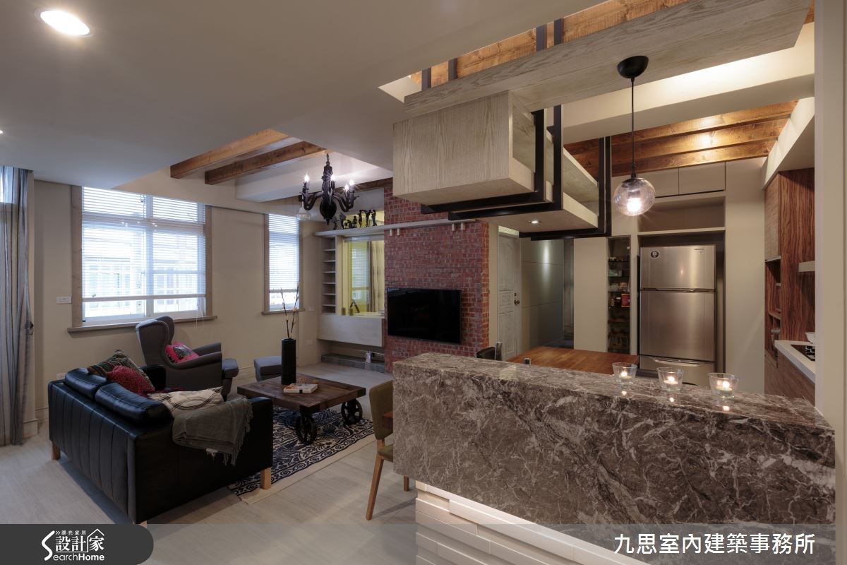 35坪中古屋(5~15年)＿工業風餐廳案例圖片＿九思室內建築事務所＿九思_08之2