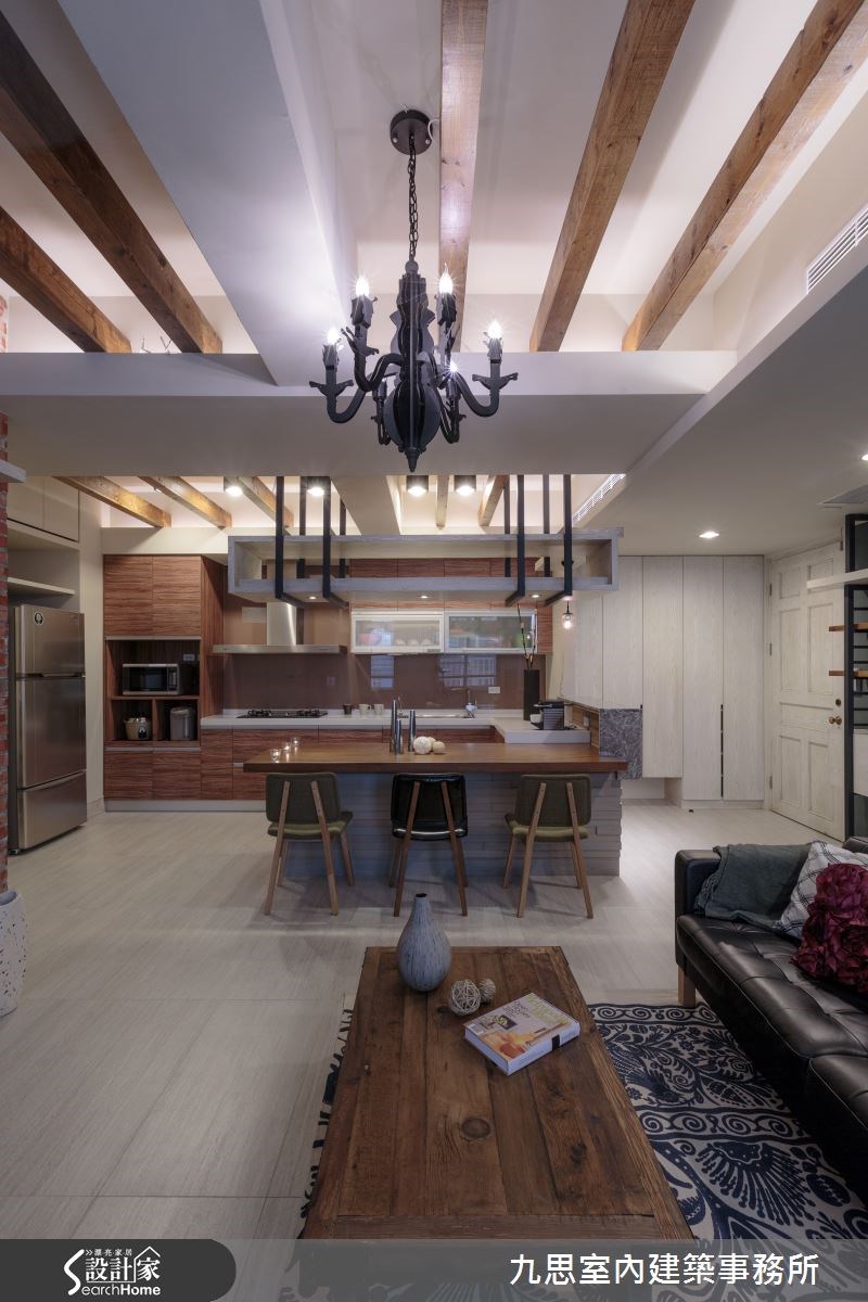 35坪中古屋(5~15年)＿工業風客廳餐廳案例圖片＿九思室內建築事務所＿九思_08之7