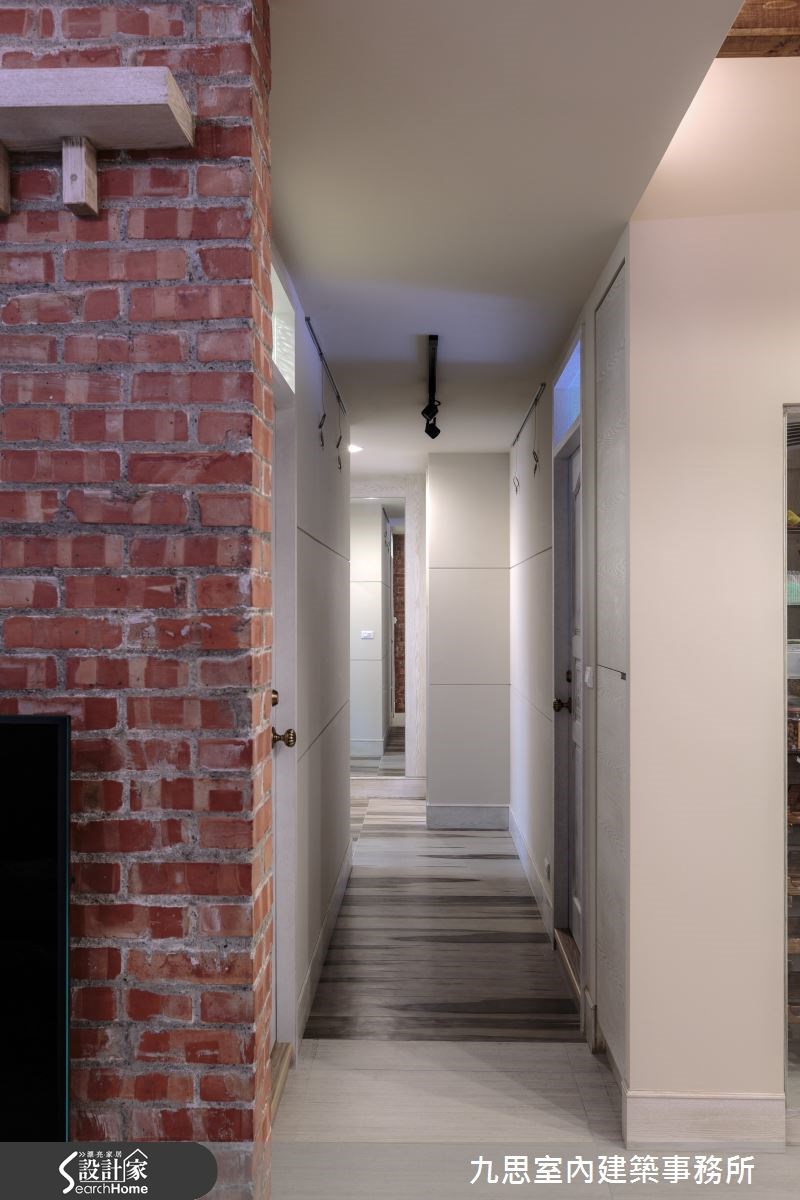 35坪中古屋(5~15年)＿工業風走廊案例圖片＿九思室內建築事務所＿九思_08之13