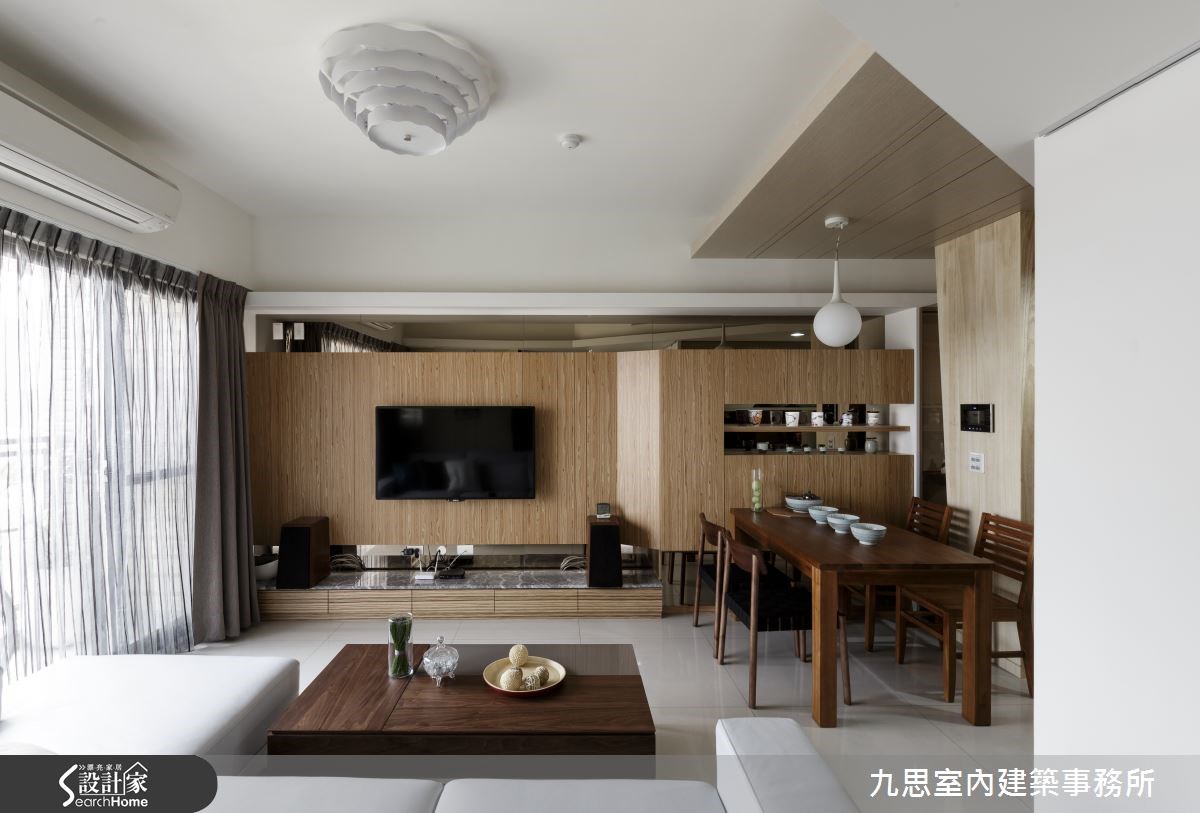 22坪新成屋(5年以下)＿簡約風客廳餐廳案例圖片＿九思室內建築事務所＿九思_09之1