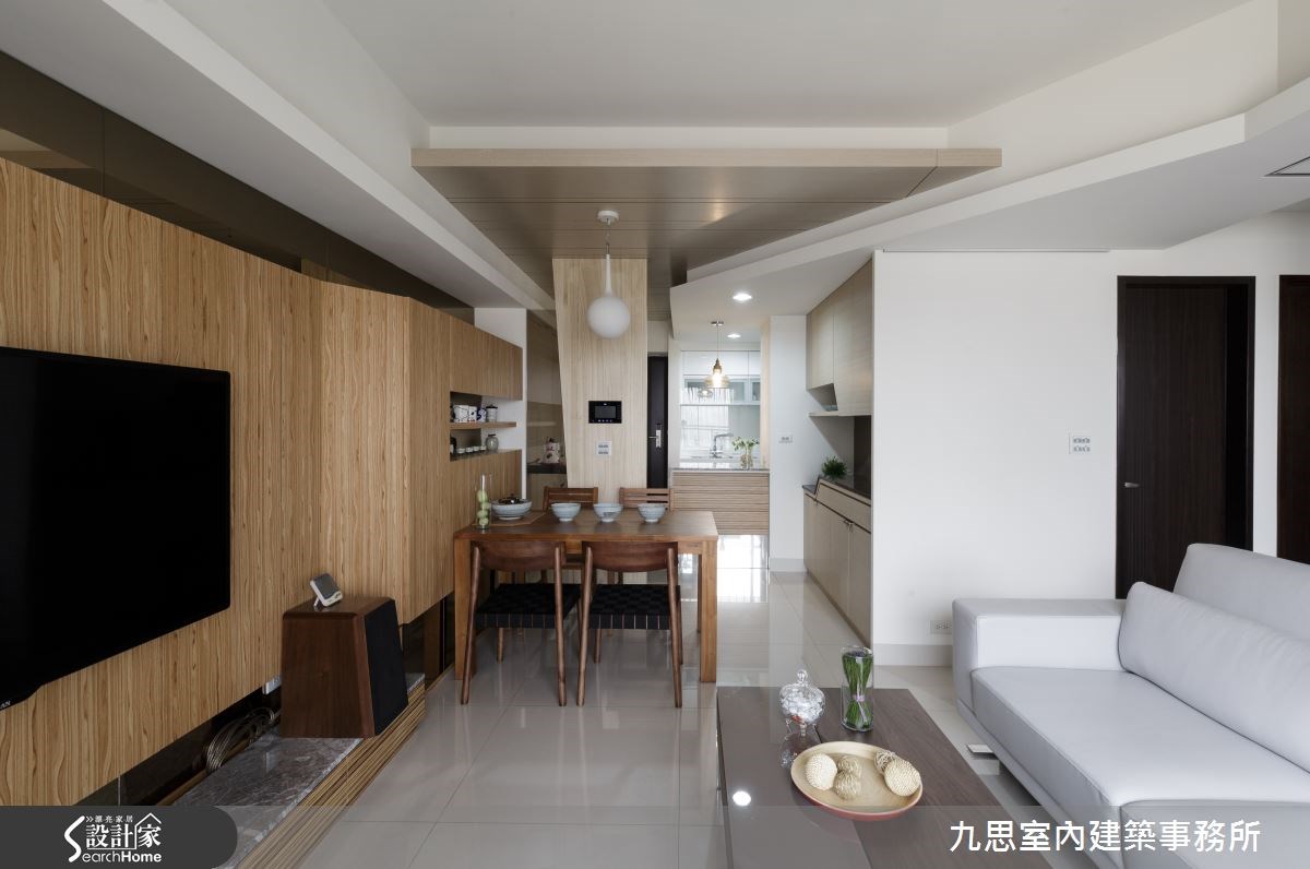 22坪新成屋(5年以下)＿簡約風客廳餐廳案例圖片＿九思室內建築事務所＿九思_09之5
