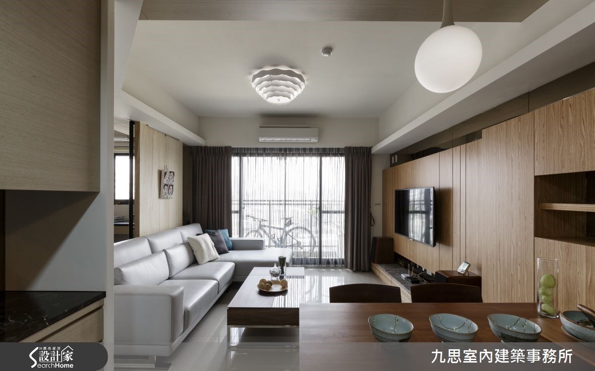 22坪新成屋(5年以下)＿簡約風客廳餐廳案例圖片＿九思室內建築事務所＿九思_09之8