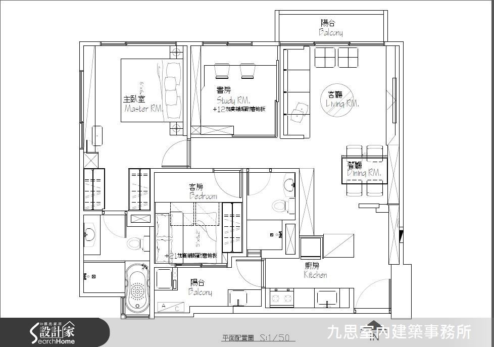 22坪新成屋(5年以下)＿簡約風案例圖片＿九思室內建築事務所＿九思_09之19