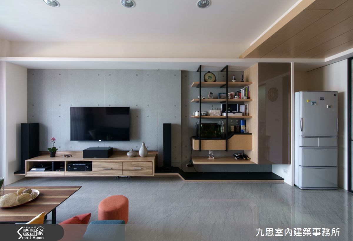 24坪新成屋(5年以下)＿簡約風客廳案例圖片＿九思室內建築事務所＿九思_10之5