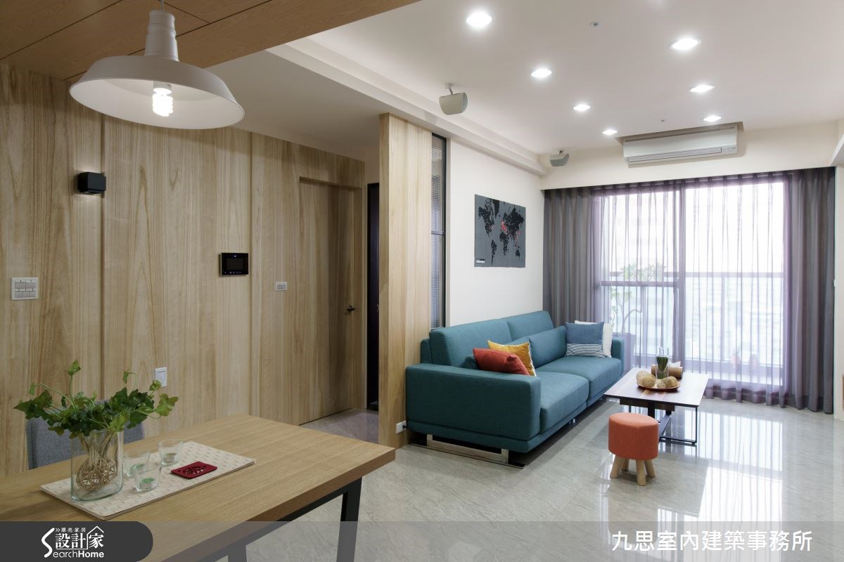 24坪新成屋(5年以下)＿簡約風客廳餐廳案例圖片＿九思室內建築事務所＿九思_10之9