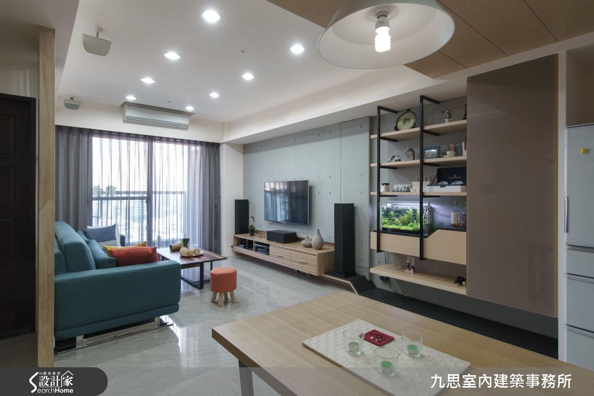 24坪新成屋(5年以下)＿簡約風客廳餐廳案例圖片＿九思室內建築事務所＿九思_10之11