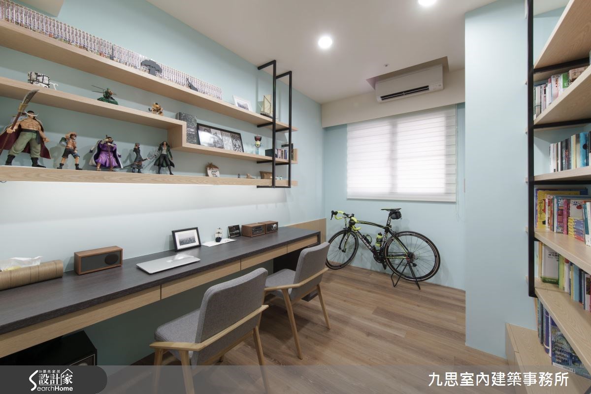 24坪新成屋(5年以下)＿簡約風書房案例圖片＿九思室內建築事務所＿九思_10之13