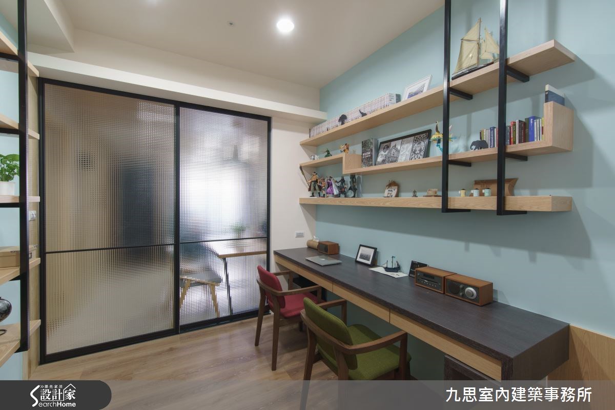 24坪新成屋(5年以下)＿簡約風書房案例圖片＿九思室內建築事務所＿九思_10之14