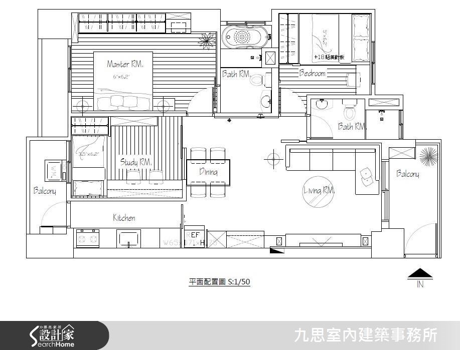 24坪新成屋(5年以下)＿簡約風案例圖片＿九思室內建築事務所＿九思_10之19