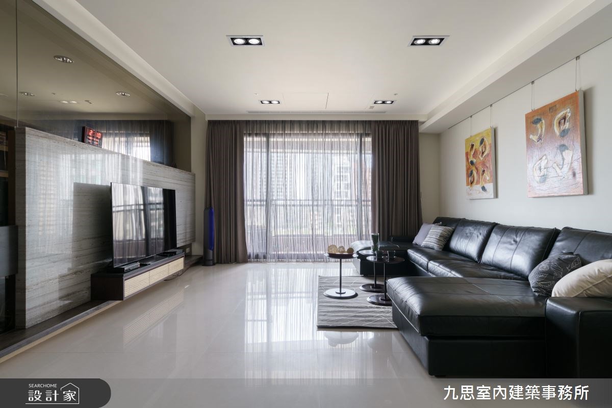 45坪新成屋(5年以下)＿現代風客廳案例圖片＿九思室內建築事務所＿九思_11之9