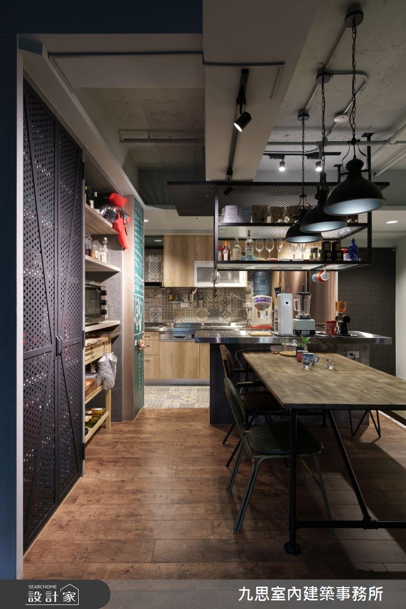 21坪中古屋(5~15年)＿工業風餐廳案例圖片＿九思室內建築事務所＿九思_12之2