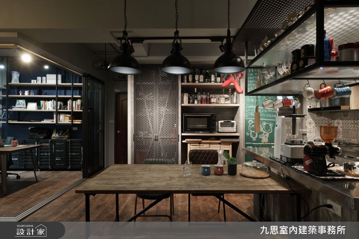 21坪中古屋(5~15年)＿工業風餐廳案例圖片＿九思室內建築事務所＿九思_12之3