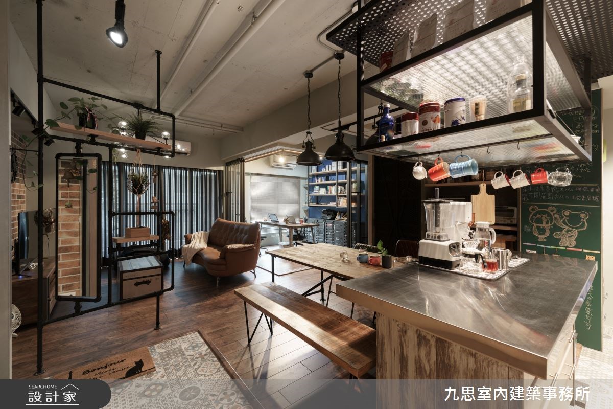 21坪中古屋(5~15年)＿工業風餐廳案例圖片＿九思室內建築事務所＿九思_12之6