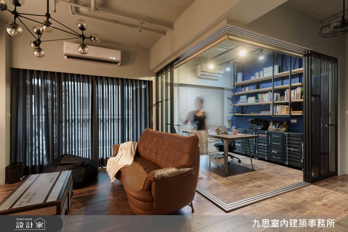 21坪中古屋(5~15年)＿工業風客廳案例圖片＿九思室內建築事務所＿九思_12之16