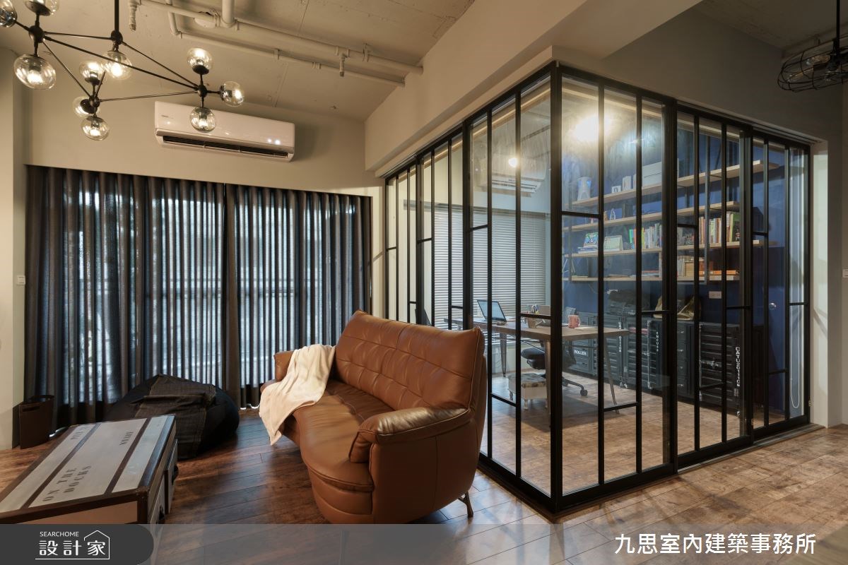 21坪中古屋(5~15年)＿工業風客廳案例圖片＿九思室內建築事務所＿九思_12之18