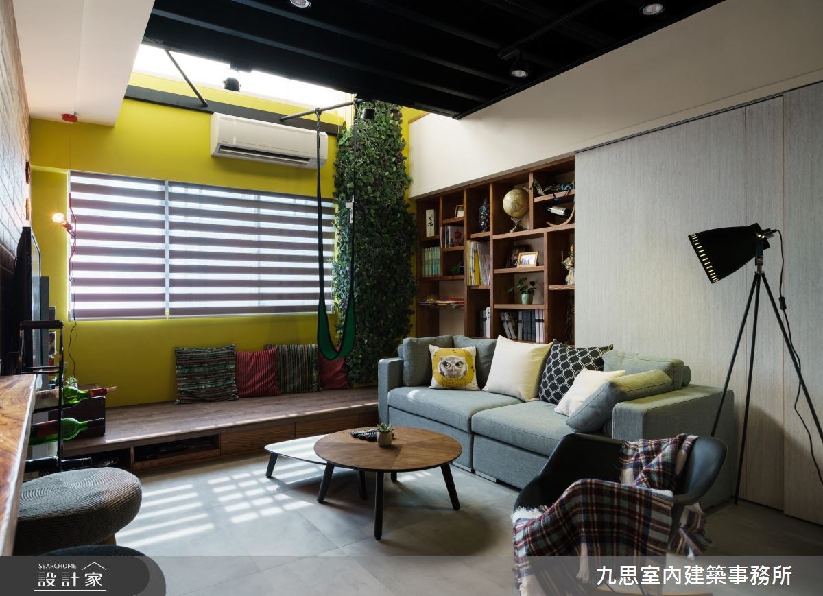 18坪老屋(16~30年)＿混搭風客廳臥榻案例圖片＿九思室內建築事務所＿九思_13之1