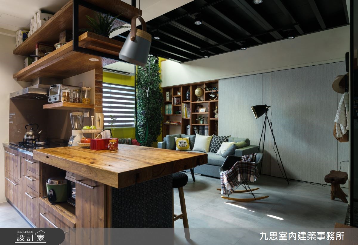 18坪老屋(16~30年)＿混搭風客廳吧檯案例圖片＿九思室內建築事務所＿九思_13之13