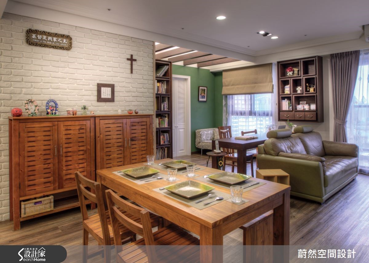 31坪新成屋(5年以下)＿美式風案例圖片＿蔚然空間設計有限公司＿蔚然_08之1