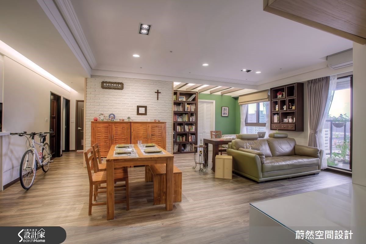 31坪新成屋(5年以下)＿美式風案例圖片＿蔚然空間設計有限公司＿蔚然_08之3