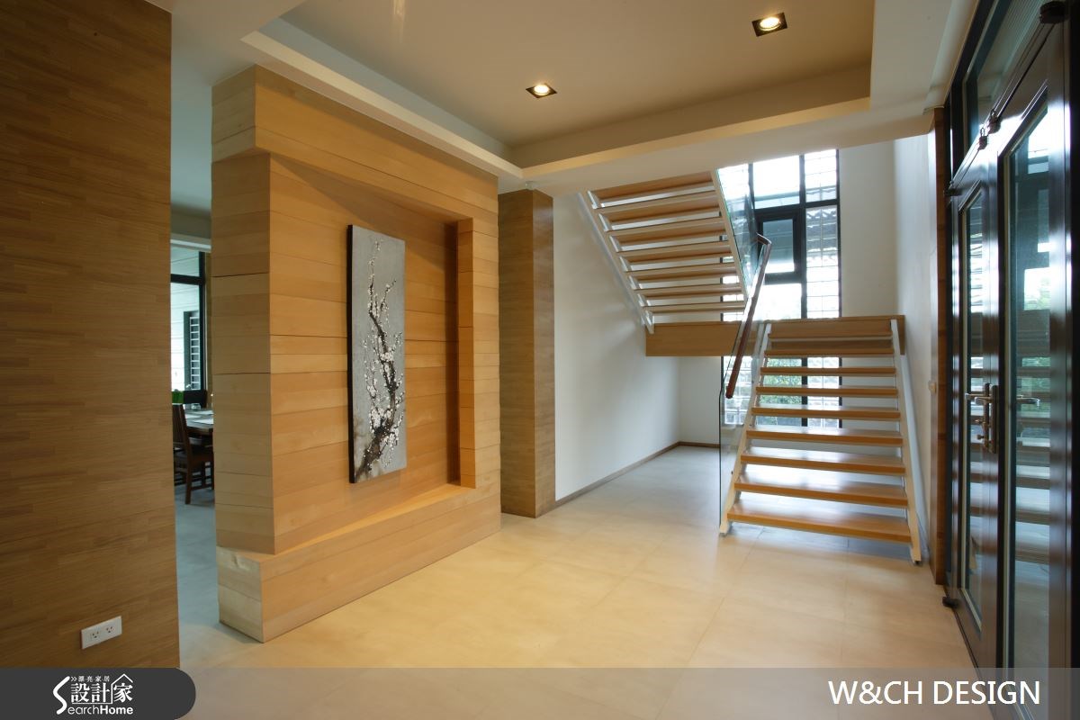215坪新成屋(5年以下)＿混搭風樓梯案例圖片＿W&CH 大器國際室內裝修設計＿W&CH_01之2