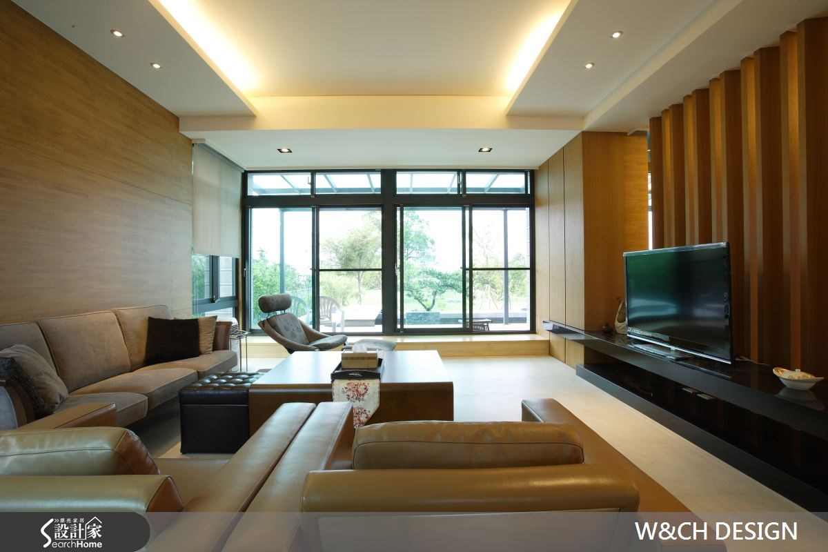 215坪新成屋(5年以下)＿混搭風客廳案例圖片＿W&CH 大器國際室內裝修設計＿W&CH_01之8