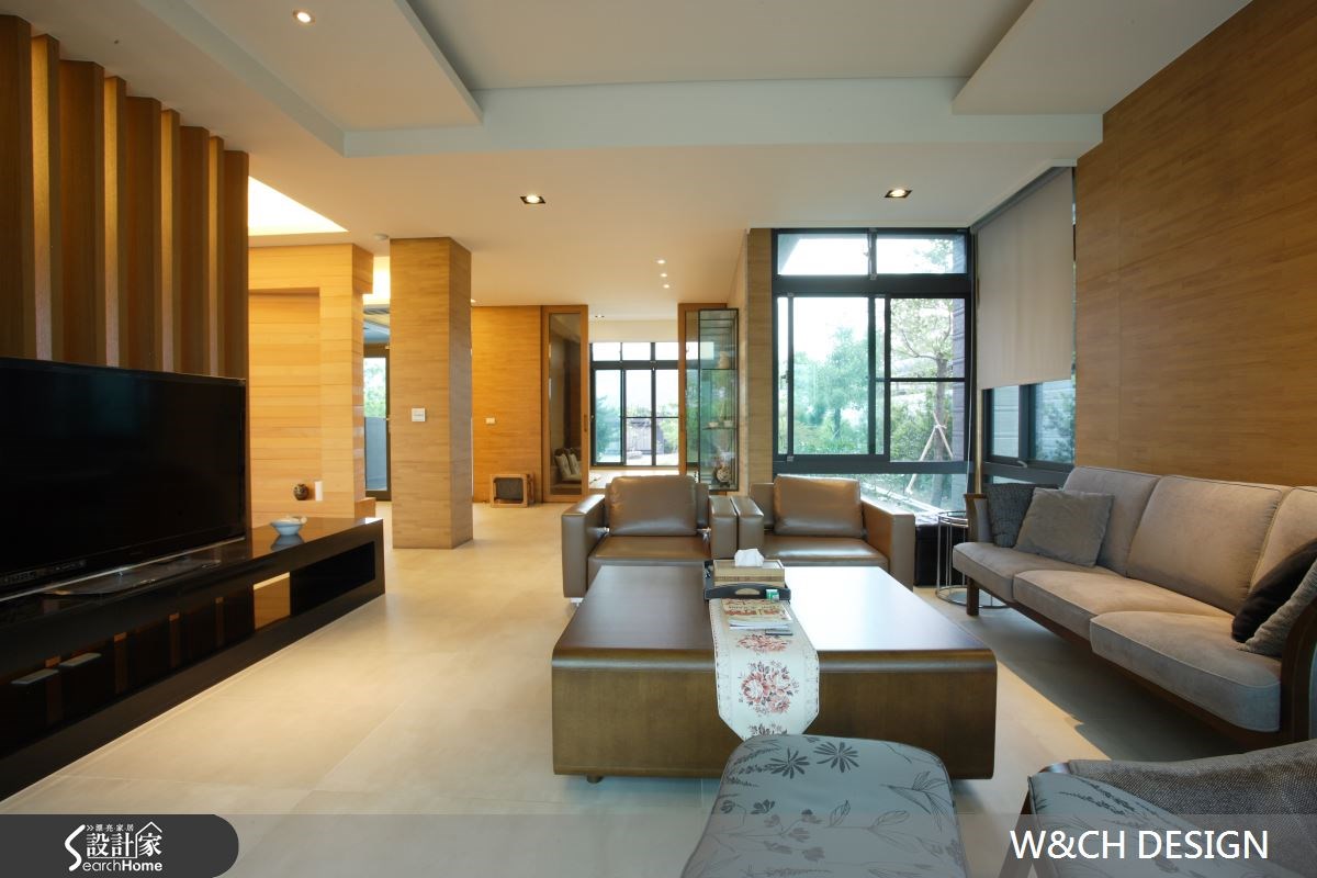 215坪新成屋(5年以下)＿混搭風客廳案例圖片＿W&CH 大器國際室內裝修設計＿W&CH_01之9