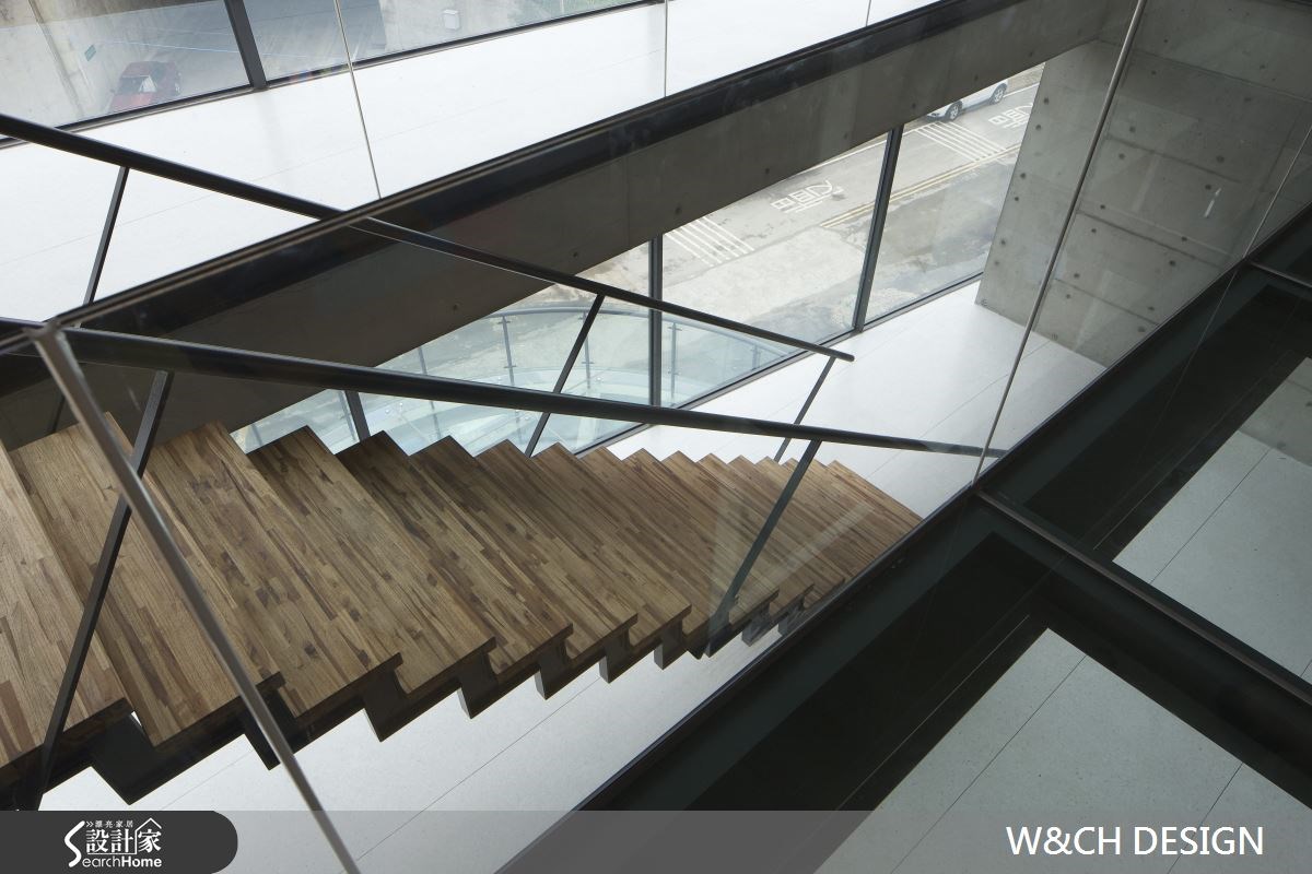 290坪新成屋(5年以下)＿簡約風樓梯案例圖片＿W&CH 大器國際室內裝修設計＿W&CH_02之11