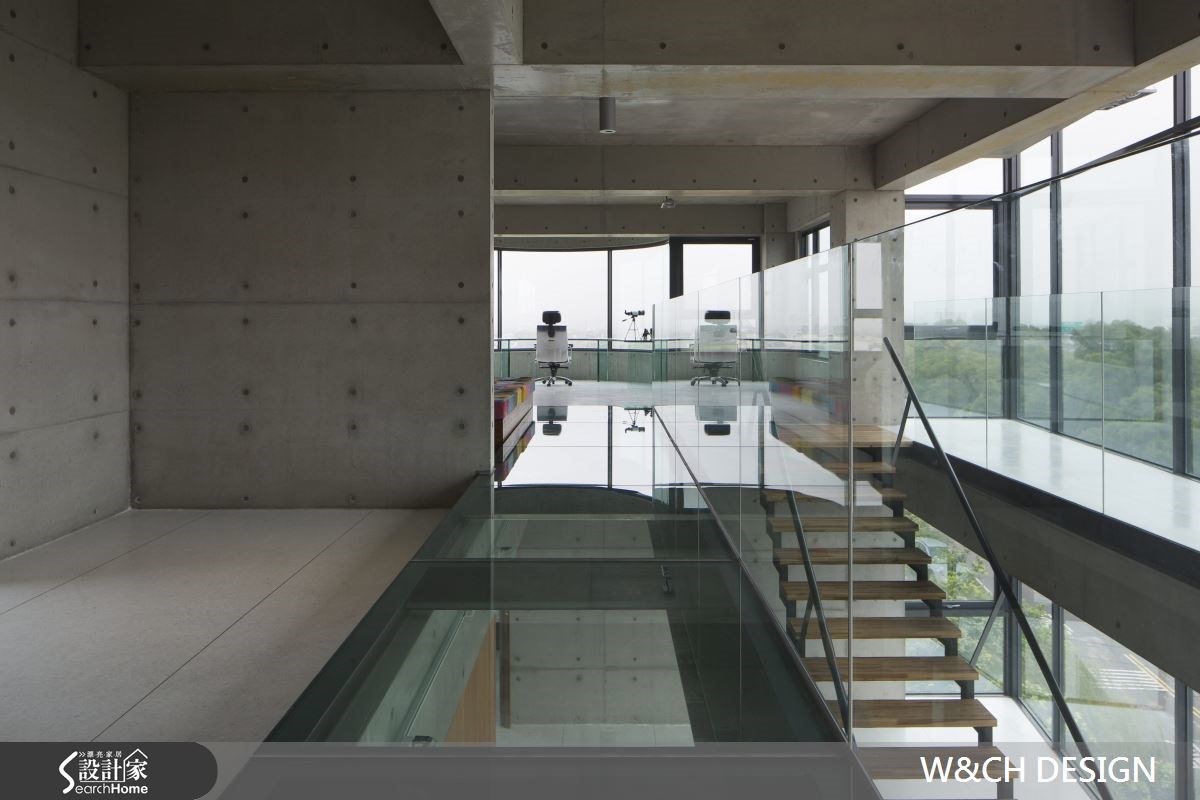 290坪新成屋(5年以下)＿簡約風樓梯案例圖片＿W&CH 大器國際室內裝修設計＿W&CH_02之14