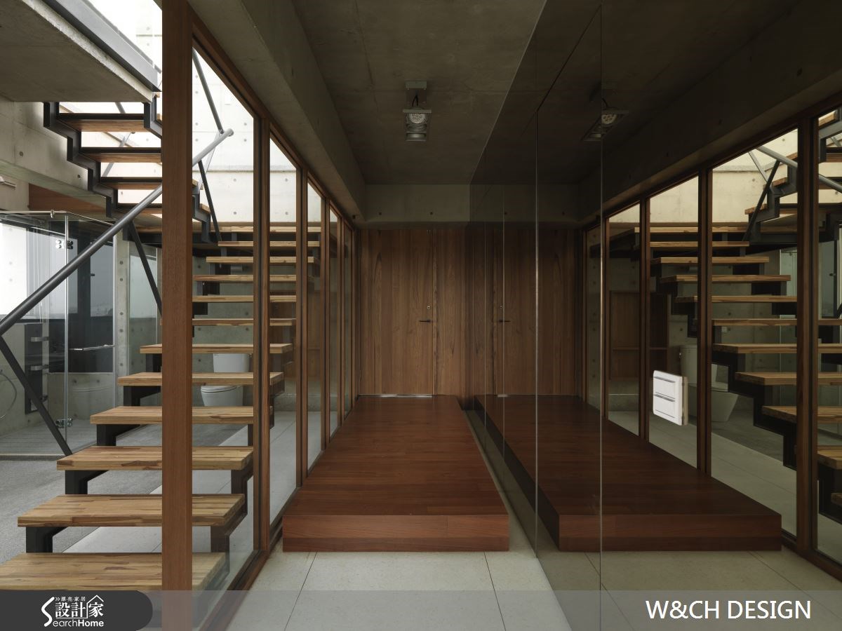 290坪新成屋(5年以下)＿簡約風樓梯案例圖片＿W&CH 大器國際室內裝修設計＿W&CH_02之18