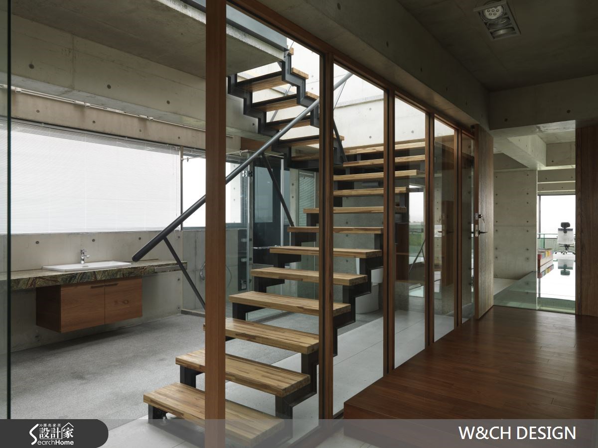 290坪新成屋(5年以下)＿簡約風浴室樓梯案例圖片＿W&CH 大器國際室內裝修設計＿W&CH_02之20
