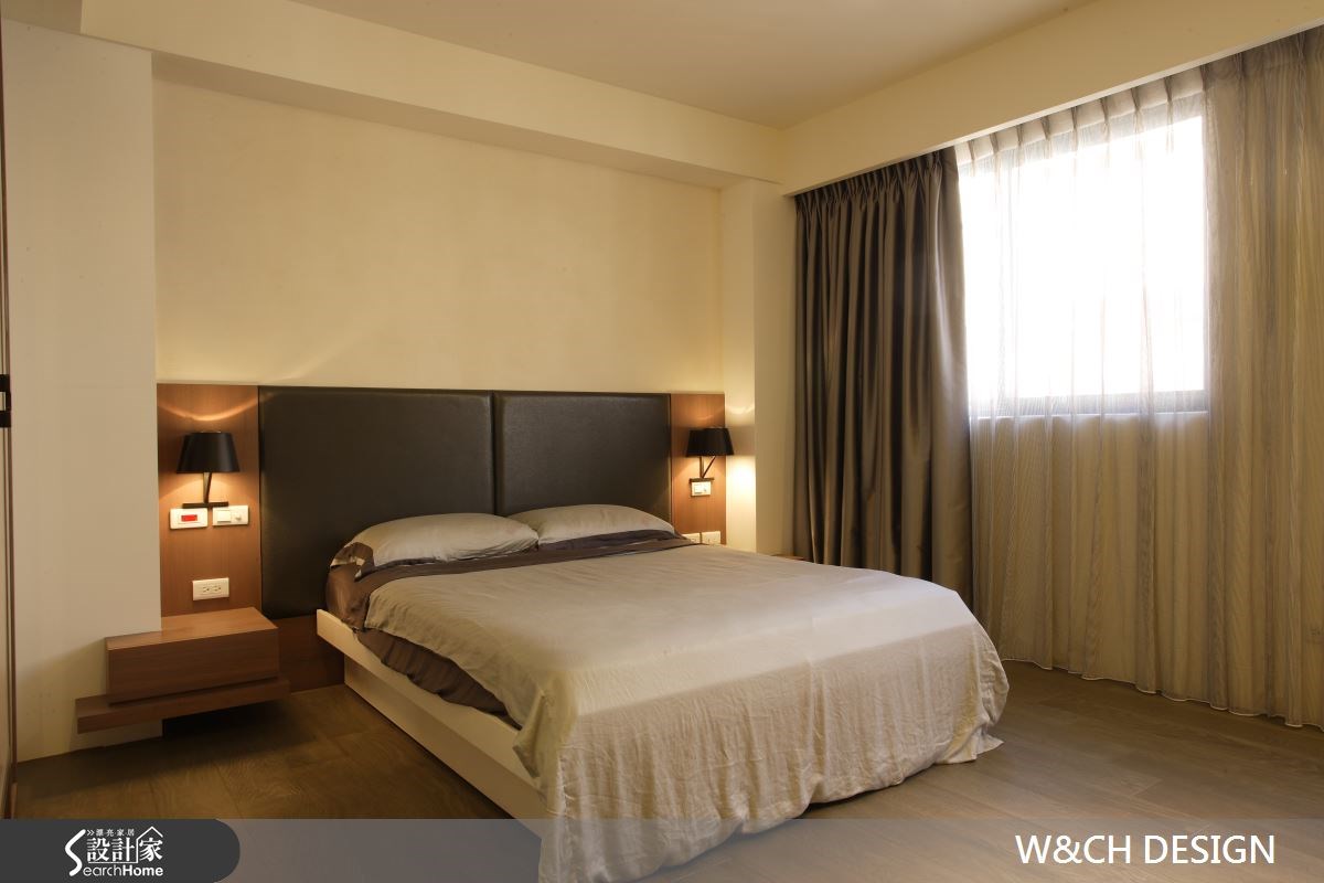 80坪新成屋(5年以下)＿休閒風臥室案例圖片＿W&CH 大器國際室內裝修設計＿W&CH_03之12