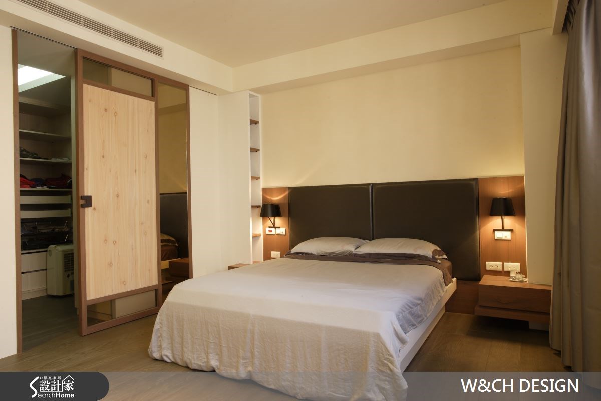 80坪新成屋(5年以下)＿休閒風臥室案例圖片＿W&CH 大器國際室內裝修設計＿W&CH_03之14
