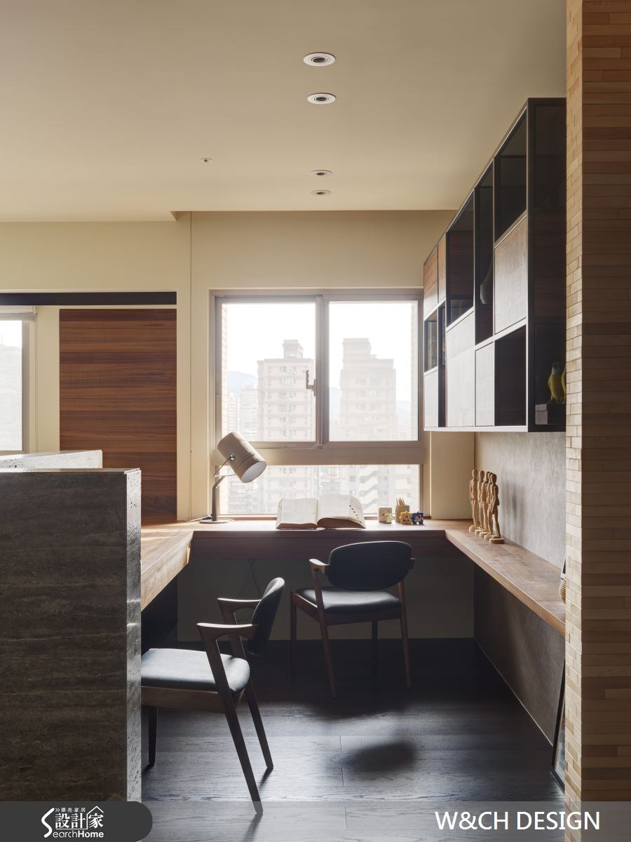 45坪新成屋(5年以下)＿休閒風書房案例圖片＿W&CH 大器國際室內裝修設計＿W&CH_05之13