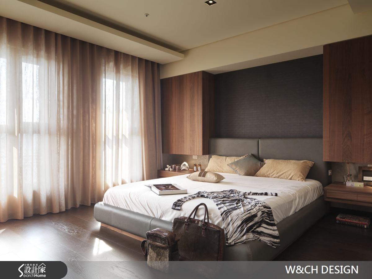 45坪新成屋(5年以下)＿休閒風臥室案例圖片＿W&CH 大器國際室內裝修設計＿W&CH_05之15