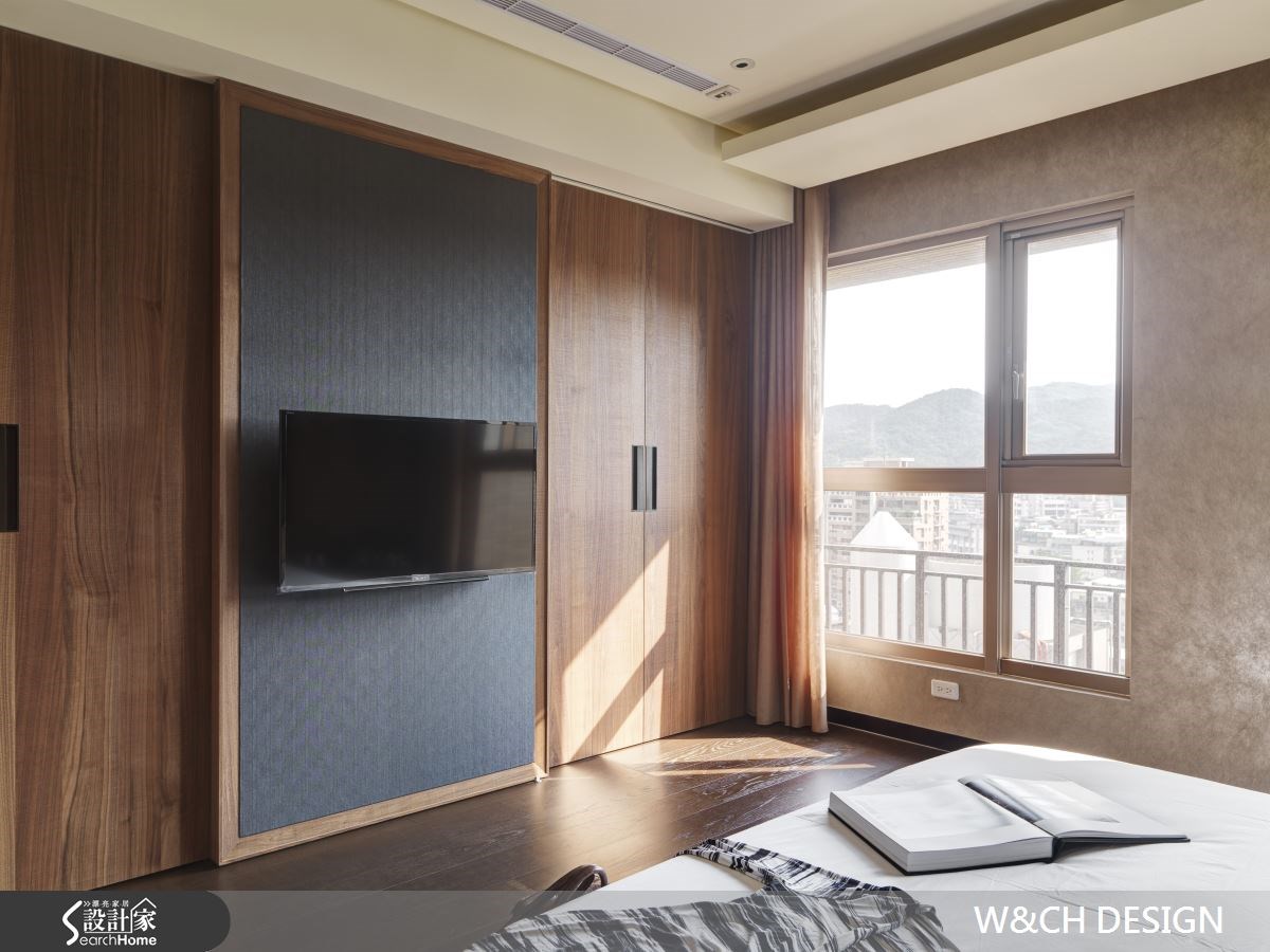 45坪新成屋(5年以下)＿休閒風臥室案例圖片＿W&CH 大器國際室內裝修設計＿W&CH_05之17