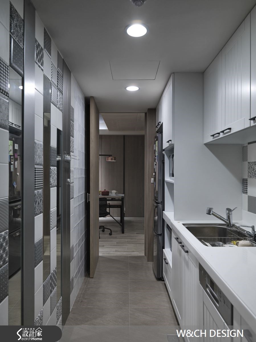 30坪中古屋(5~15年)＿工業風廚房案例圖片＿W&CH 大器國際室內裝修設計＿W&CH_10之6